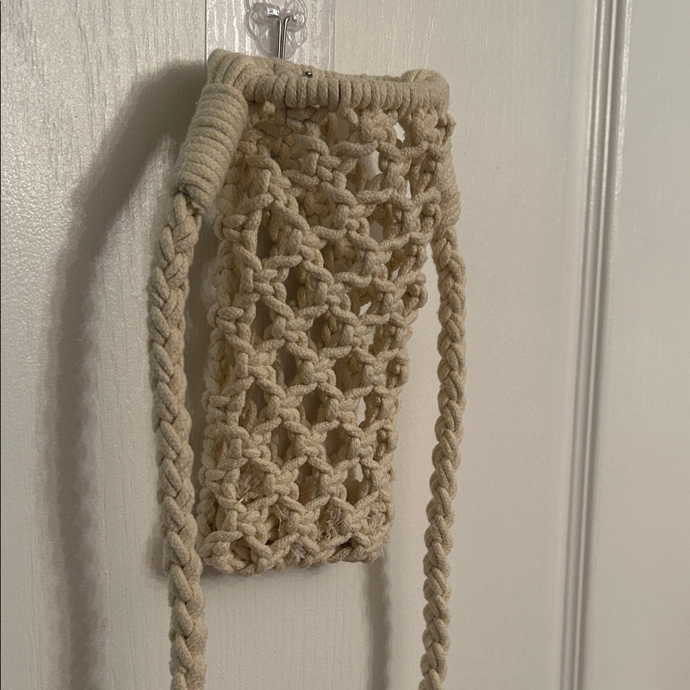 Source Unknown Cream Crossbody Bag